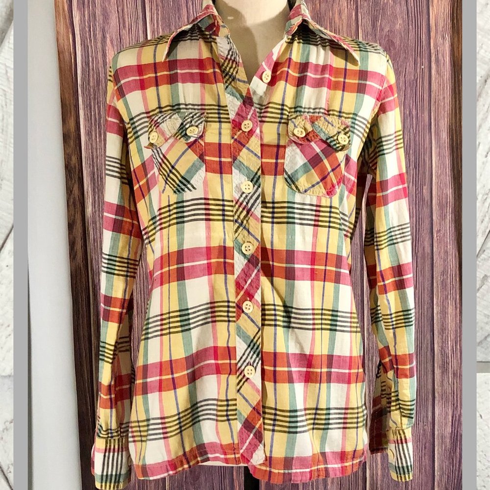 Vintage Women’s Sierra Brand Plaid Shirt